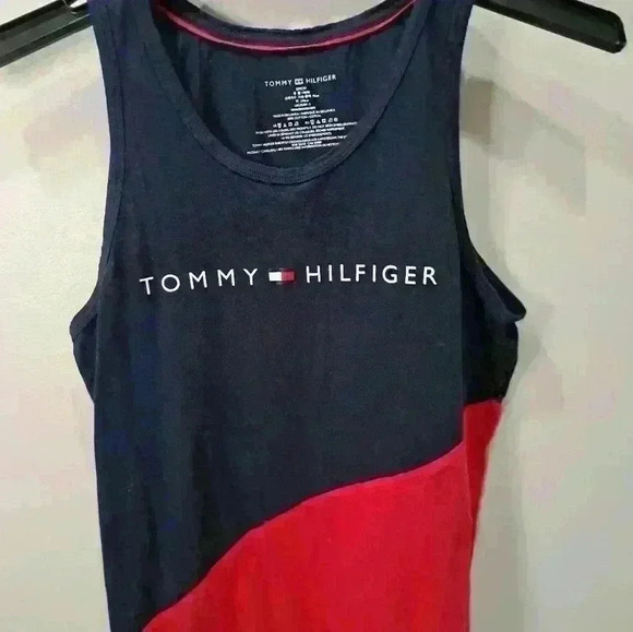 Tommy Hilfiger Tank Top, Red and Blue Sz S/P/CH - Picture 7 of 7
